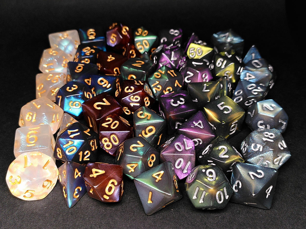 Aurora Lights - 7 full sets of Eclipse Dice