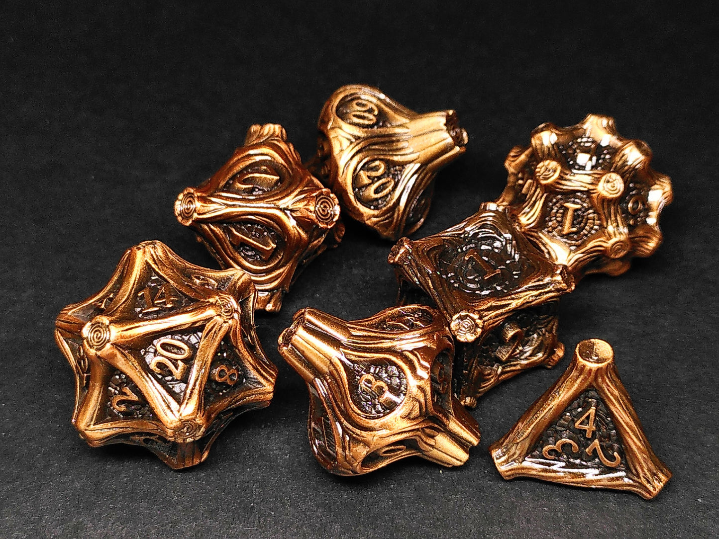 Autumn Spriggan metal polydice set