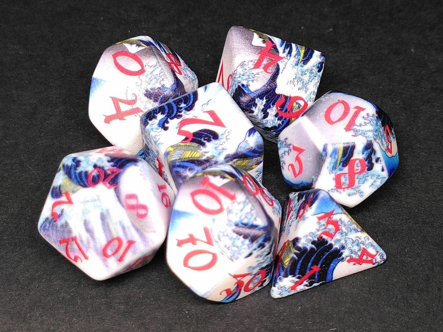 Great Wave - Scenic polydice set