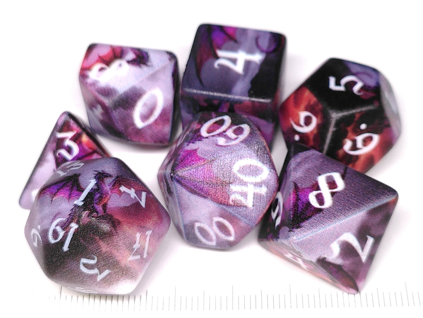 Dragon - Scenic polydice set