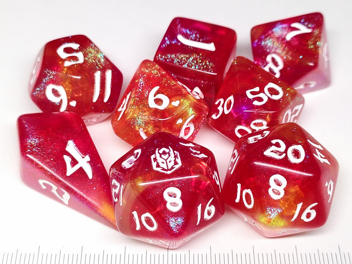 Hymgho Dice Set - Infernal Spark