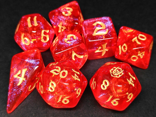 Hymgho Dice Set - Fireball