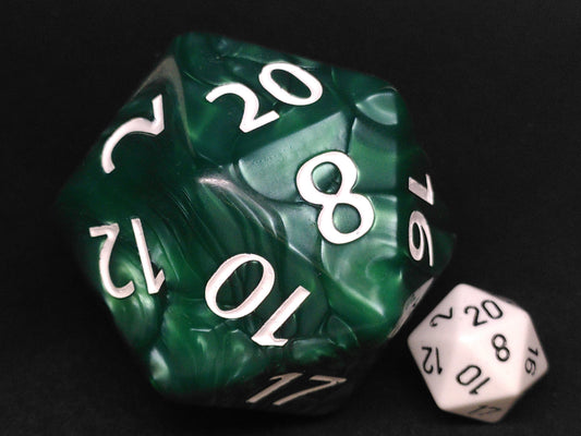 55mm d20, Pearl green