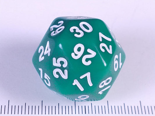 30-sided green, 31mm