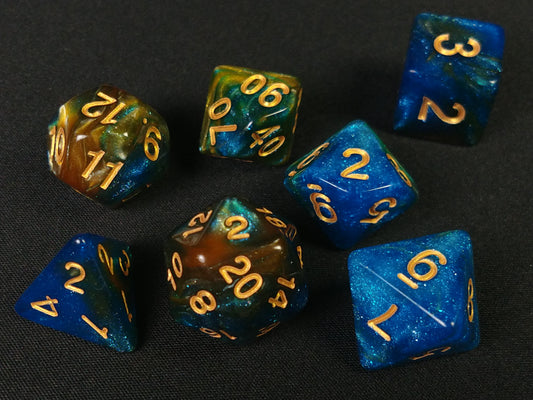 Omen of Neptune polydice set