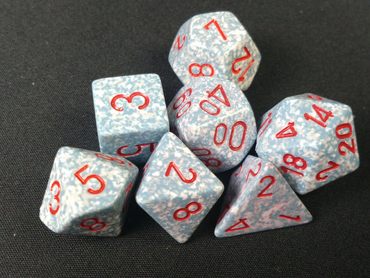 Set 7 polydice, Speckled Air