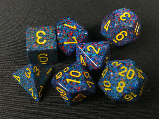 Set 7 polydice, Speckled Twilight