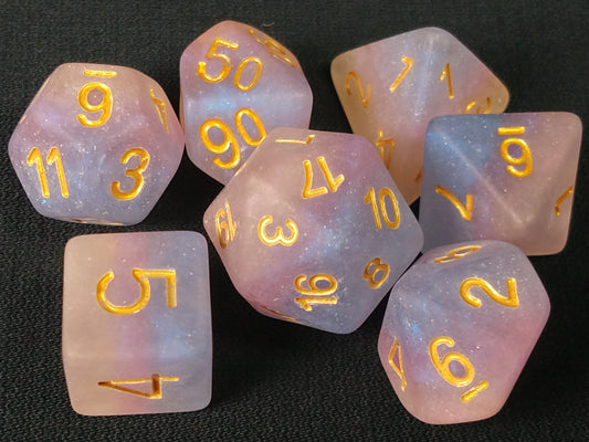 Bigender Pride Strata polydice set