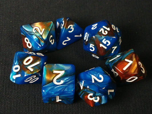 Elemental Automaton polydice set