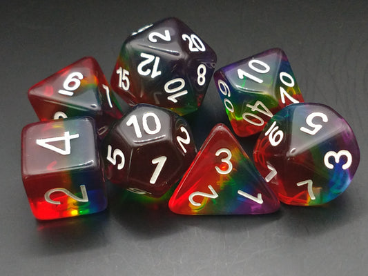 Prismatic Pride Strata Polydice set