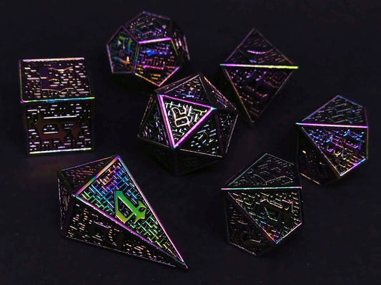 A touch of Bismuth - metal polydice set