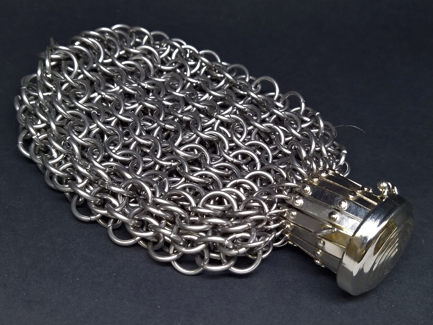 Maliënbuidel met harmonica sluiting - Europees 4 in 1 - RVS