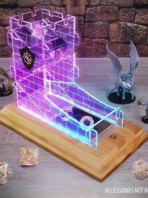 LED Dice Tower & Dice set