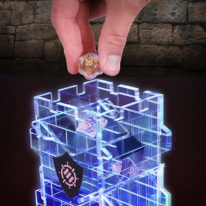 LED Dice Tower & Dice set