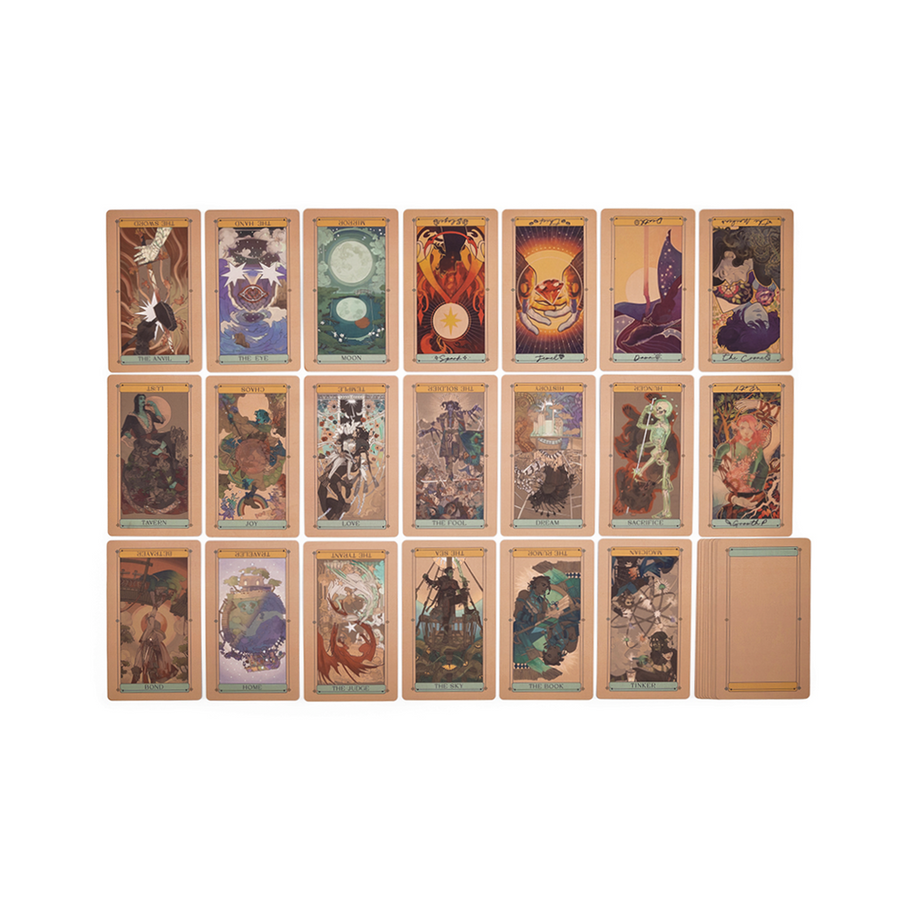 Mollymauk Tealeaf (and Jester Lavorre) Oracle of the Moon Tarot Deck