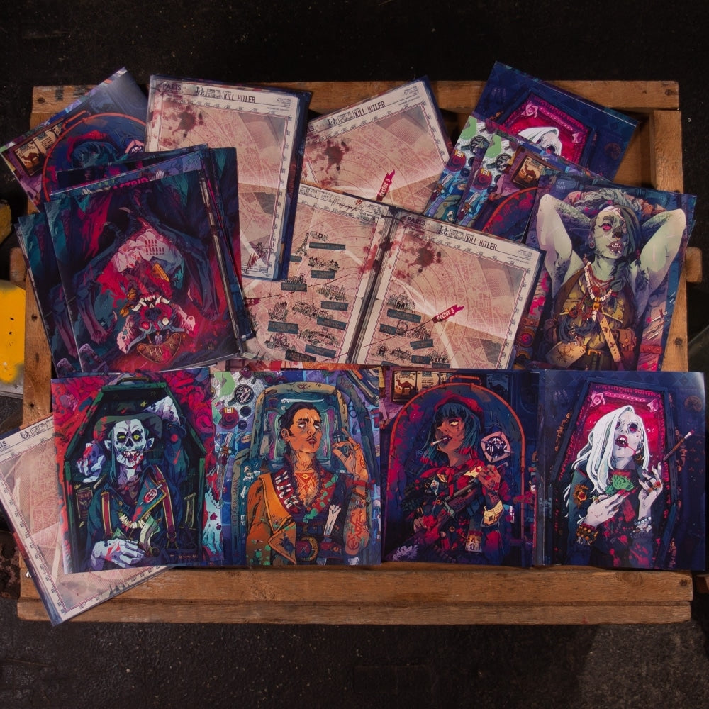 Eat the Reich - Character Sheets and Map Print (incl. PDF)