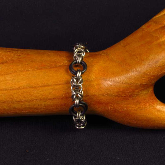 Enkelband - Byzantijns - RVS - Rubber