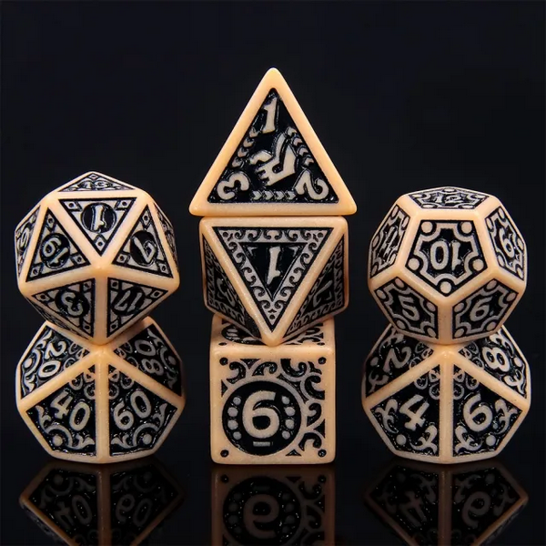 Ivory Fortress polydice set