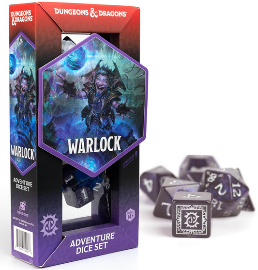 D&D Adventure Dice - Warlock Purple