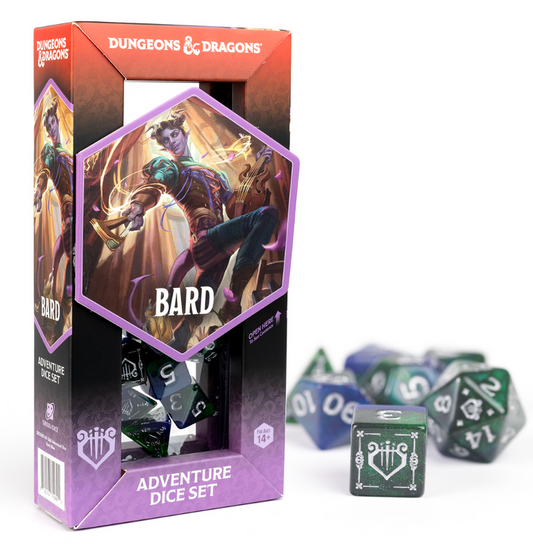 D&D Adventure Dice - Bard Blue