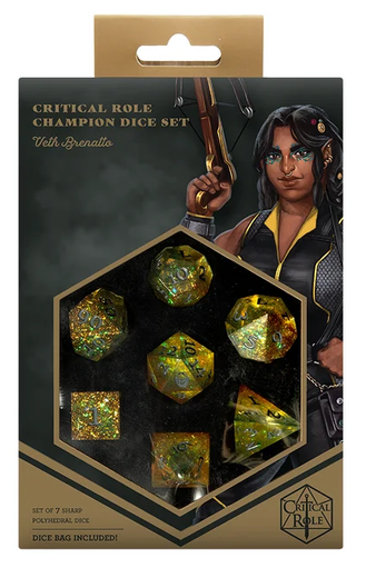 Critical Role Champion Dice Set - Veth Bernatto