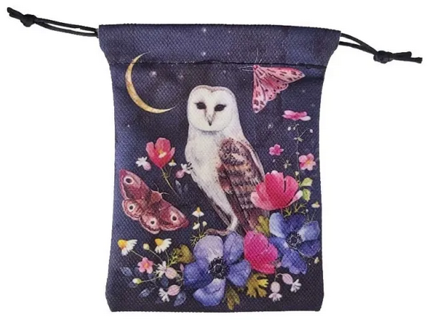 Pouch - Owl &amp; Flowers