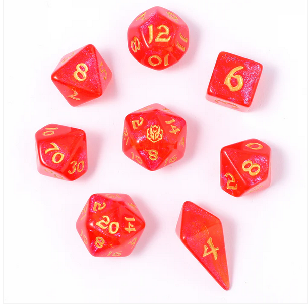 Hymgho Dice Set - Fireball