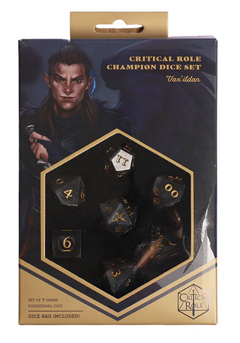 Critical Role Champion Dice Set - Vax'ildan