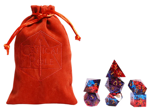 Critical Role Champion Dice Set - Caleb Widogast