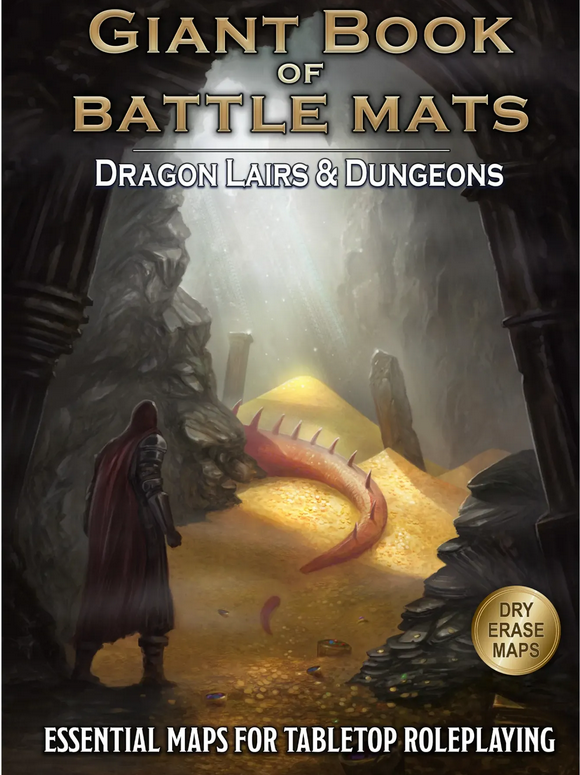 Giant Book of Battle Mats - dragon lairs & dungeons