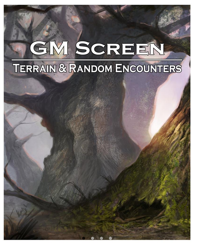 GM Screen - Terrain & Random Encounters
