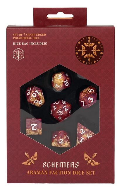 Aramán Faction Dice Set - Schemers
