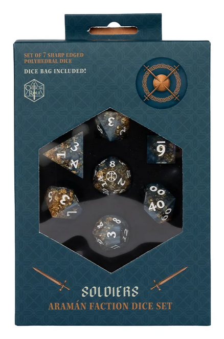 Aramán Faction Dice Set - Soldiers