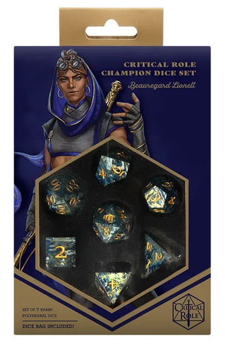 Critical Role Champion Dice Set - Beauregard Lionett