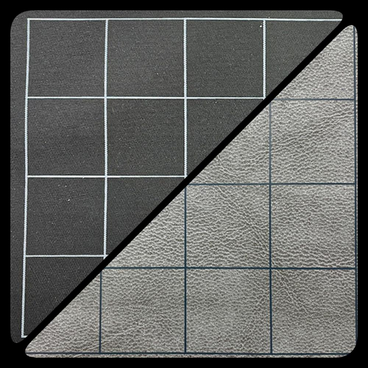 Chessex SQUARE grid Black-grey Megamat - 88x122 cm