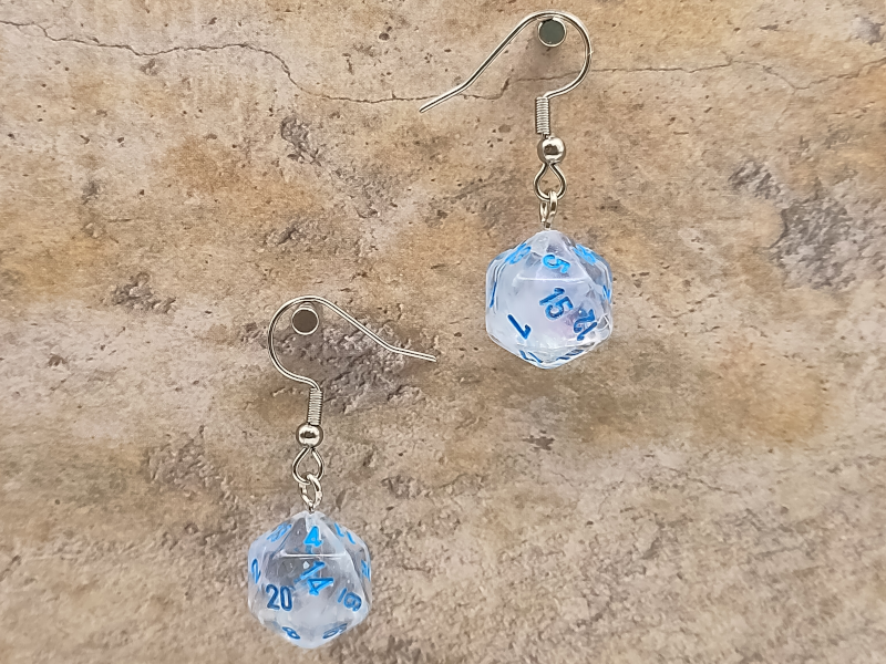 Chessex Mini Dice oorbellen