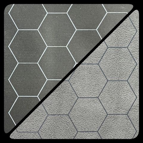 Chessex HEX Black-Grey Battlemat - 60x66 cm