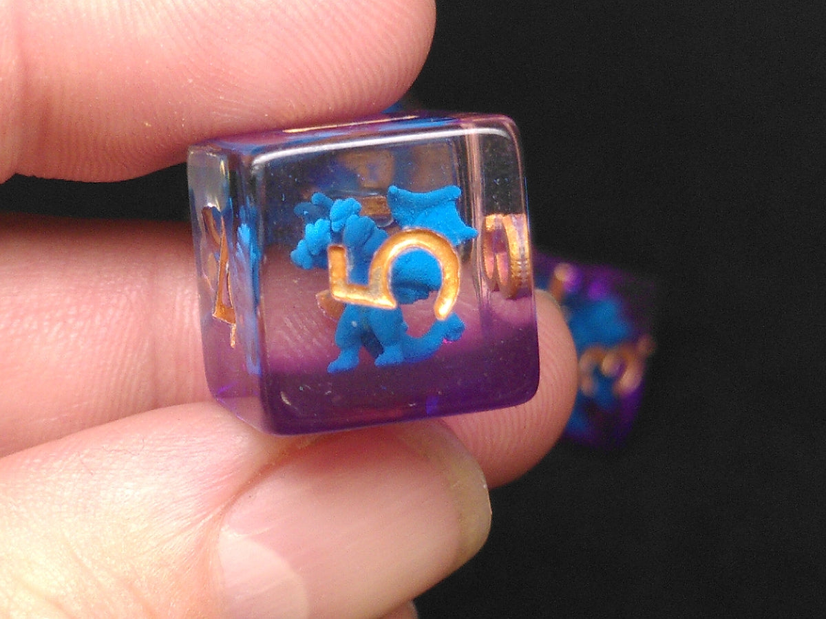 Once Upon a Time - Conclave polydice set, Blue