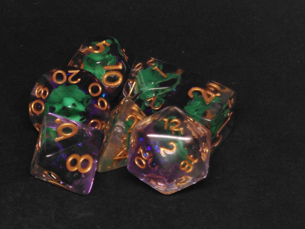 Once upon a Time - Conclave polydice set, Green