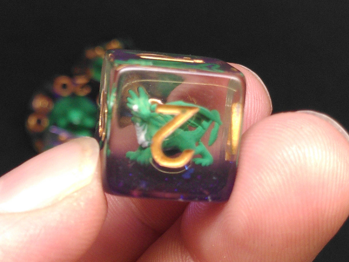 Once upon a Time - Conclave polydice set, Green