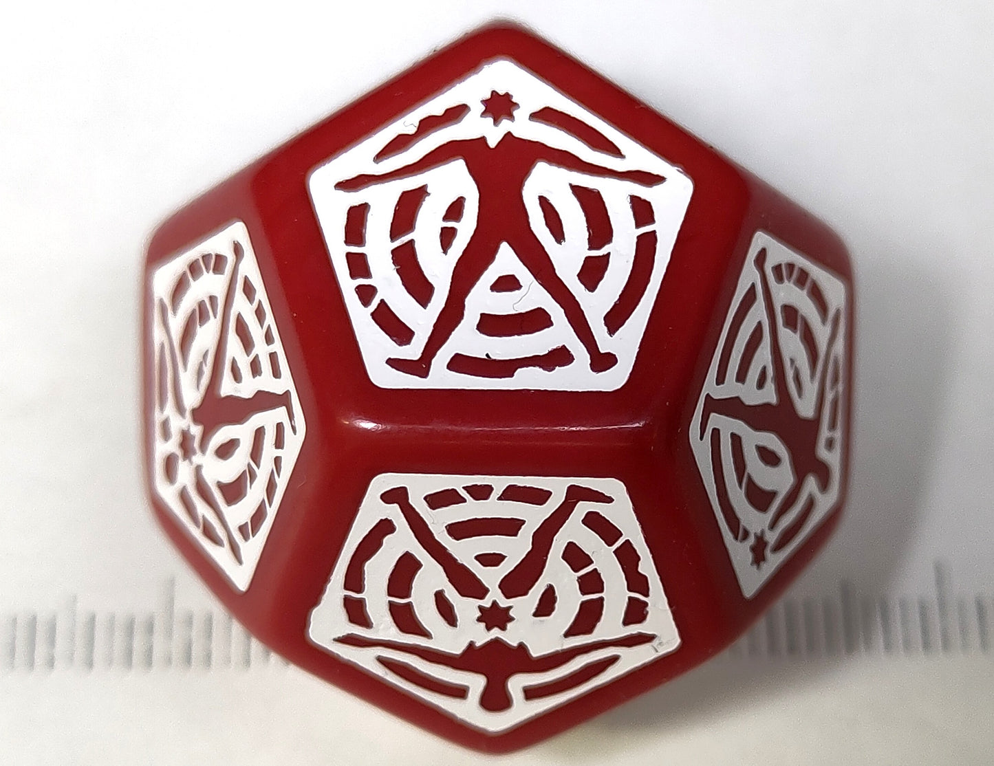 D12 Hit location Dice - Red