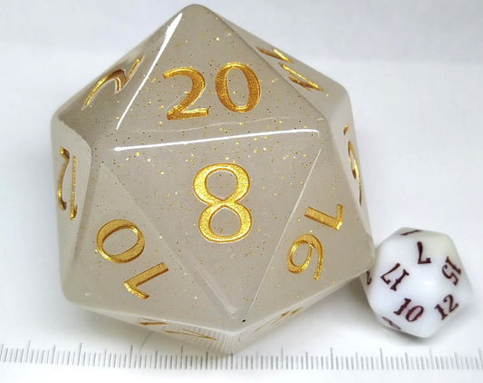 55mm d20, Cream Quartz