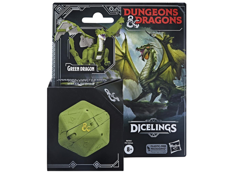 D&D Dicelings D20 - Green Dragon