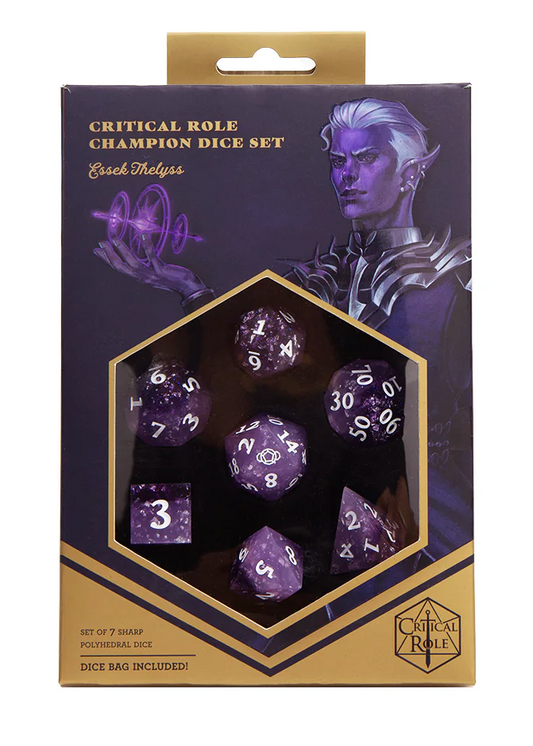 Critical Role Champion Dice Set - Essek Thelyss