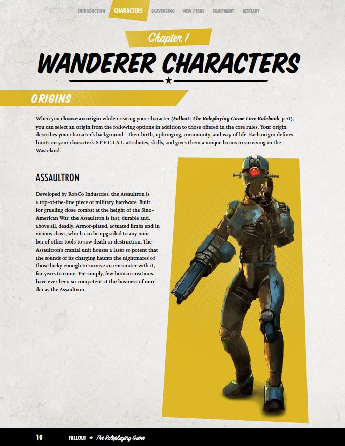 Fallout RPG - Wanderers Guide Book