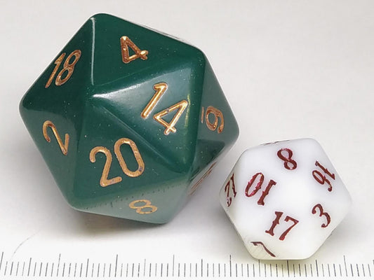 34 mm 20-zijdig, Opaque Dusty Green w/copper