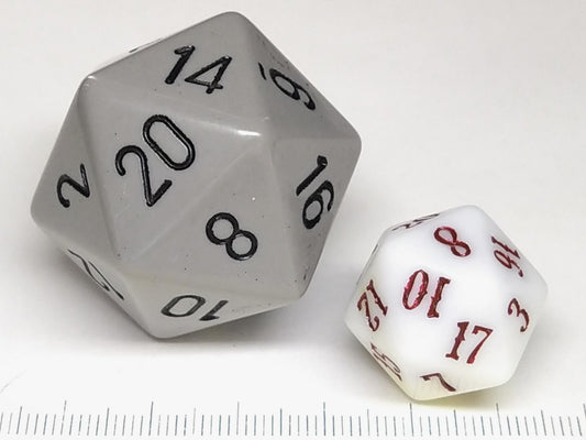 34 mm 20-zijdig, Opaque Grey w/black
