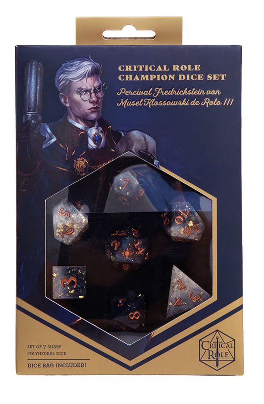 Critical Role Champion Dice Set - Percival De Rolo III