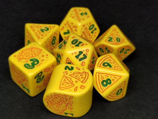 Pizza polydice set - Margherita