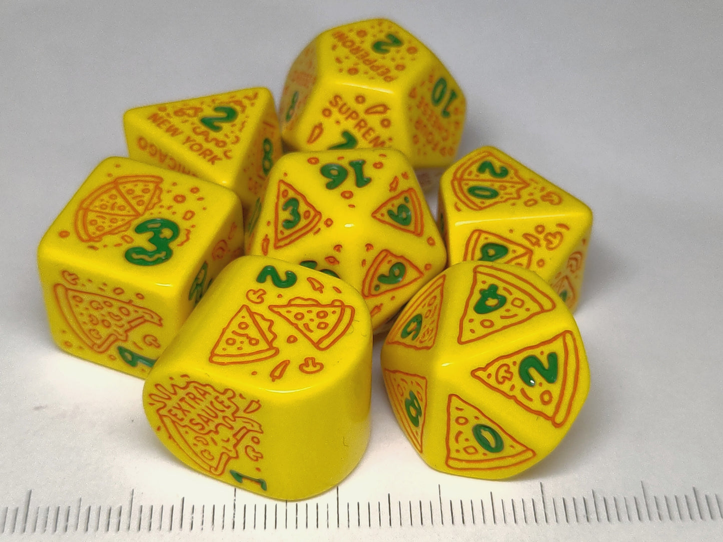 Pizza polydice set - Margherita